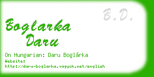 boglarka daru business card